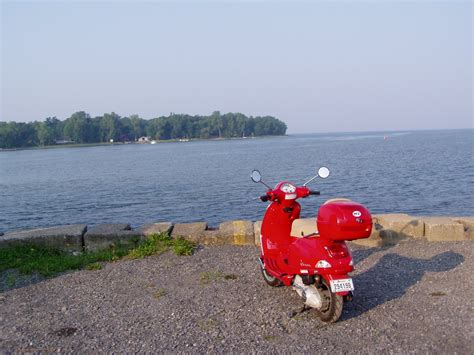 Life on two wheels: Dorval Island