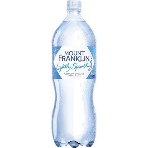 Mount Franklin Lightly Sparkling Water Natural Bottle 1.25l | Woolworths