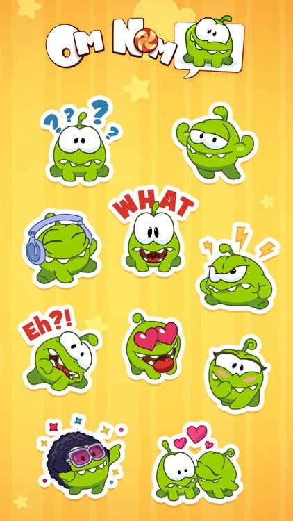 Om Nom Stickers by ZeptoLab UK Limited