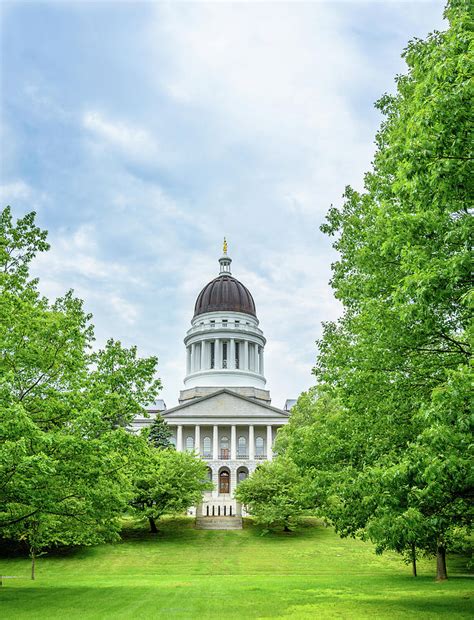 Maine State Capitol Building in Augusta Maine Photograph by Mark ...