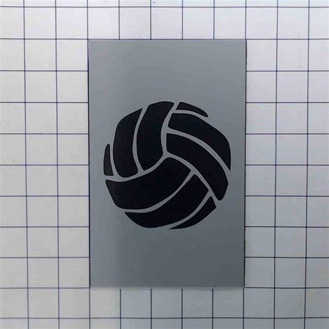 Volleyball Stencil Reusable Stencil Washable Stencil | Etsy