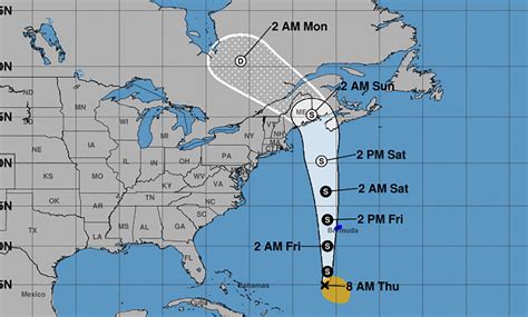 Tropical Storm Philippe moves near Bermuda and is expected to head toward Canada; new system off ...