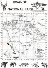 hwange national park map - Google Search | Hwange national park, National parks map, National parks