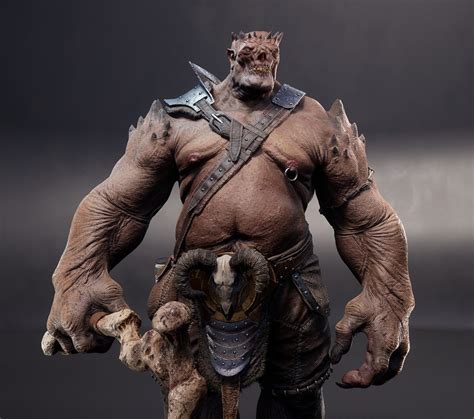 Bone Crusher by Michał Przybiński | Concept art characters, Zbrush character, Character design