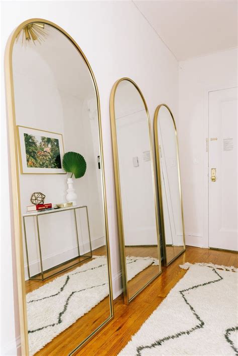 The guys behind Yummertime took four Metal Framed Arched Floor Mirrors ...