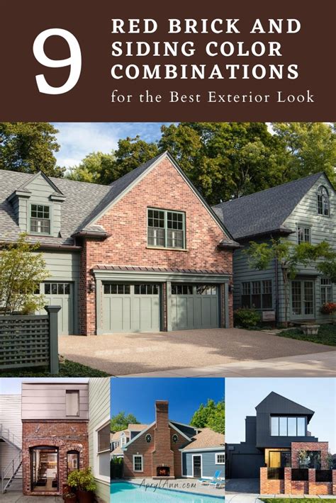 9 Red Brick and Siding Color Combinations for the Best Exterior Look ...