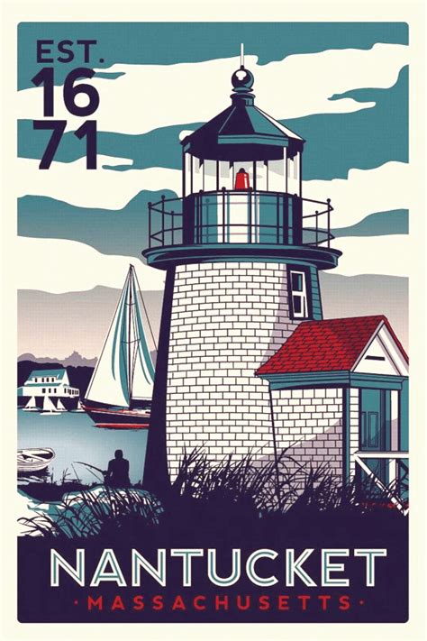 By the sea nautique chic curated by Hëllø Blogzine on Etsy | Travel posters, Nantucket ...