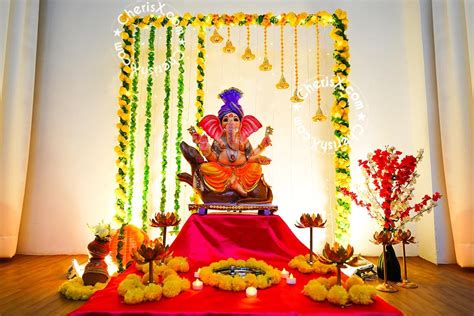 4 breathtaking Ideas for an amazing Ganesh Chaturthi Decorations at Home in 2023 - CherishX Guides