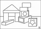 Coloring Pages Blocks sketch template