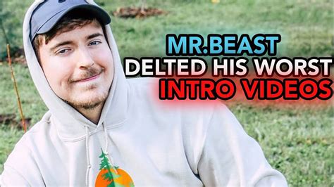 Why Did Mr Beast Deleted His "Worst Intros" Videos? - YouTube