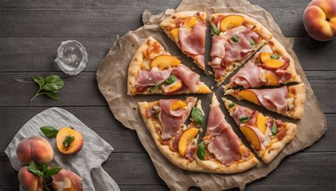 Peach and Prosciutto Pizza - Your Gourmet Guru