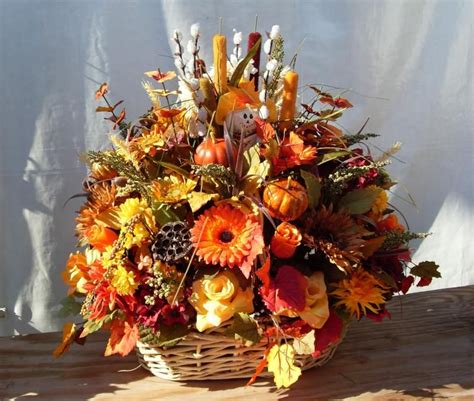 Fall Flower Arrangements | Southwest Enterprises Autumn Silk Floral ...