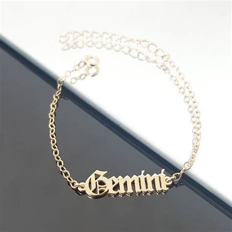 Gemini Bracelet - Etsy