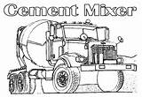 cement mixer coloring Page 528553 sketch template