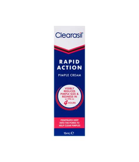 Clearasil Rapid Action Pimple Cream 15gm - ZOOM Pharmacy