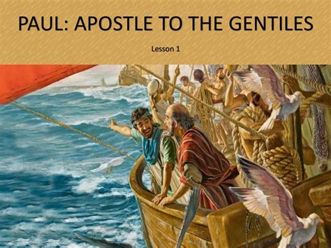 01 paul apostle to gentiles