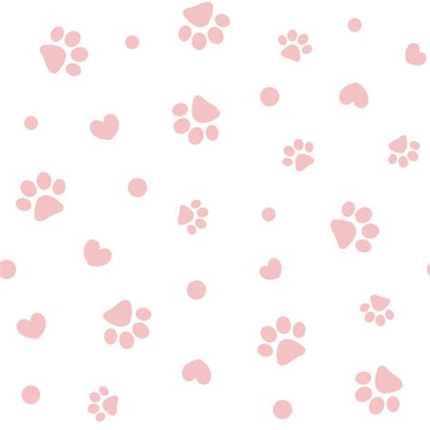 3,700+ Paw Print Background Stock Illustrations, Royalty-Free Vector ...