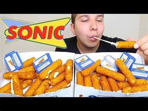 Sonic • 100 Mozzarella Stick Challenge • MUKBANG - YouTube | Mozzarella ...