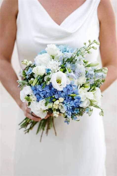 Horizon Blue, Purple and Gold cascading teardrop wedding bouquet. # ...