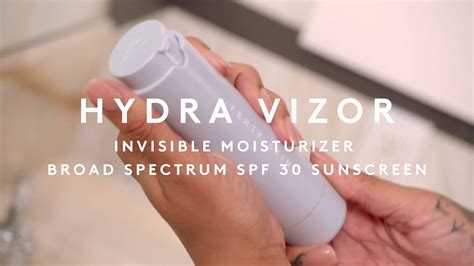 Hydra Vizor Invisible Moisturizer Broad Spectrum SPF 30 Sunscreen with ...