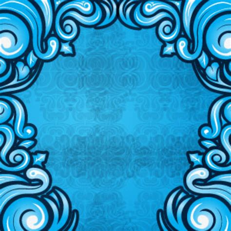 Blue Swirl Background | FreeVectors