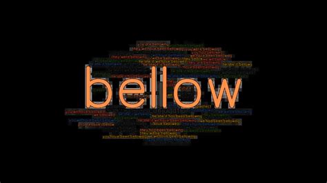 Bellow Past Tense: Verb Forms, Conjugate BELLOW - GrammarTOP.com