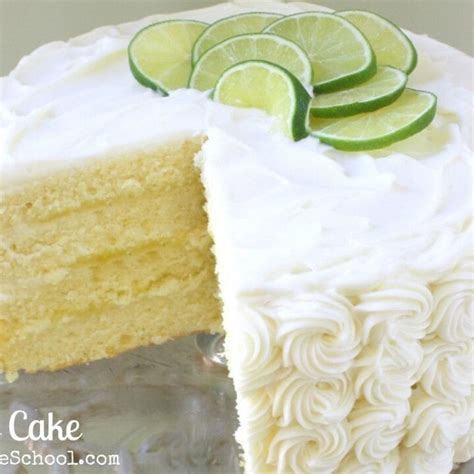 Lime Cake from Scratch - My Cake School