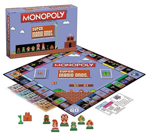 Super Mario Bros Monopoly Collector's Edition Board Game - Walmart.com