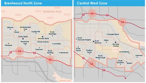 District Zones - Burnaby Schools - School District 41, Burnaby, BC, Canada