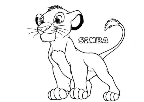 Lion King Coloring Pages - Best Coloring Pages For Kids | Lion king drawings, Lion coloring ...