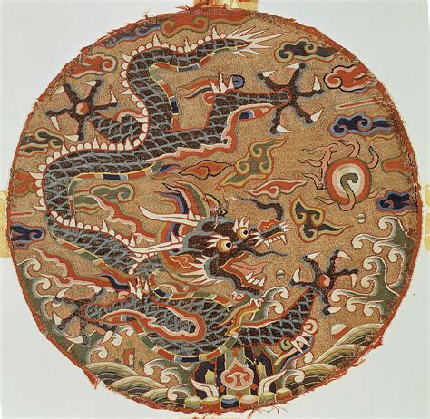 Medallion with Five-Clawed Dragon (long) | China | Qing dynasty (1644–1911) | The Met