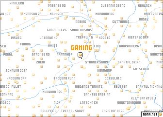 Gaming (Austria) map - nona.net