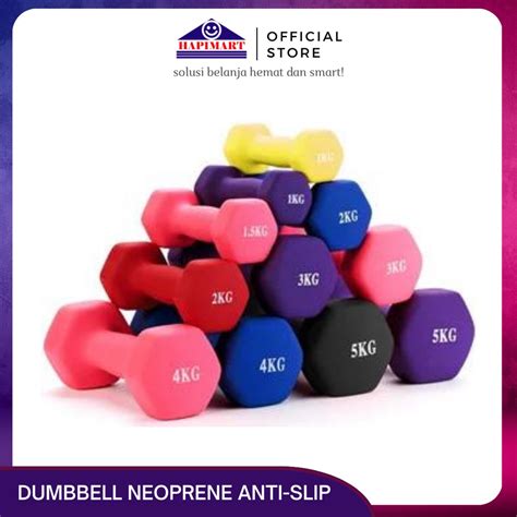 Jual Dumbbell 1-6 Kg Alat Olahraga Angkat Beban Gym Barbel Mini ...