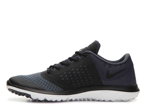 Nike Synthetic Fs Lite Run 2 Lightweight Running Shoe in Black/Grey ...