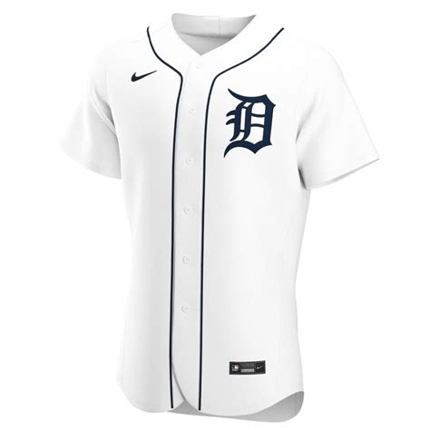 Detroit Tigers Nike® Men's Home Replica Jersey - Vintage Detroit Collection