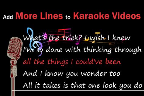 How to Make a Karaoke Video with Scrolling Lyrics?