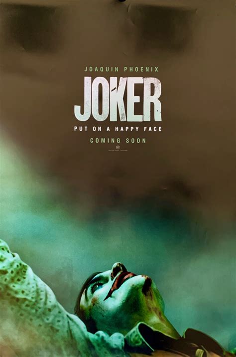 Original Joker Movie Poster - Joaquin Phoenix - Batman - Gotham City