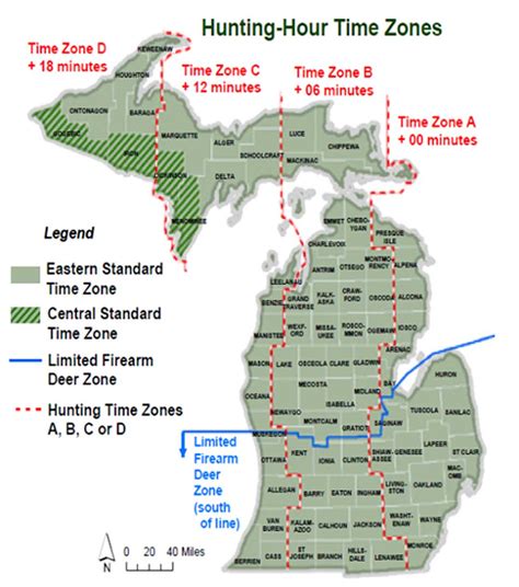 Michigan Deer Hunting Zones Map