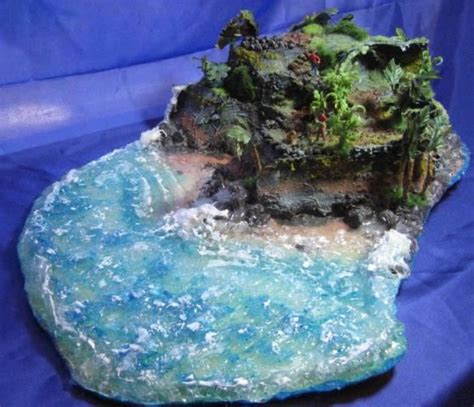 Tropical island diorama. First place TG. By Mumsy | Dioramas And Game Terrain | Pinterest ...