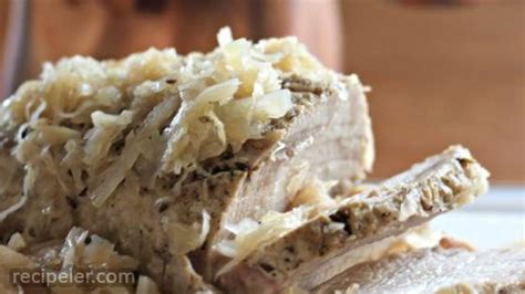 Slow Cooker Lancaster County Pork And Sauerkraut