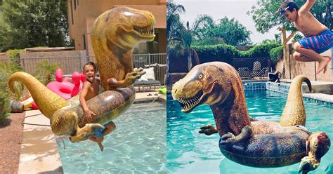 Giant Dinosaur Inflatable Pool Float