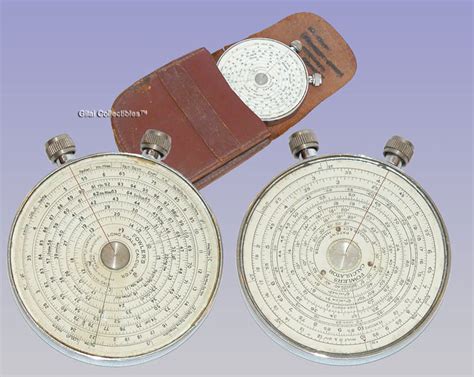 Fowler's Circular Slide Rule Calculator Type ‘Long Scale’. - Gilai Collectibles