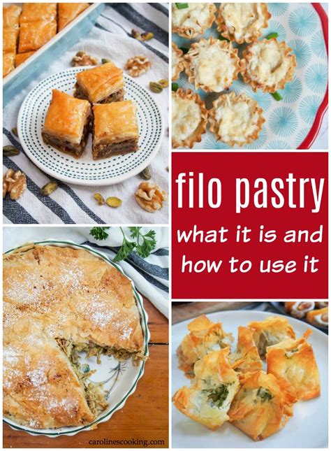 Filo pastry: what it is and how to use it - Caroline's Cooking