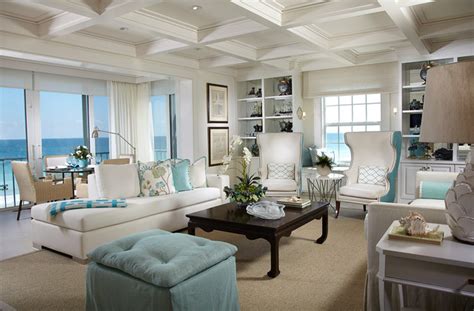 Living Rooms - Beach Style - Living Room - atlanta - by Pineapple House Interior Design