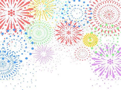 Download Fireworks Background White - Full Size PNG Image - PNGkit