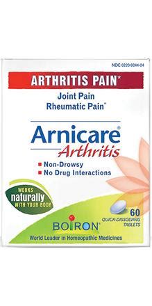 Buy Boiron - Arnicare Arthritis - 60 Tablets - Botanic Choice