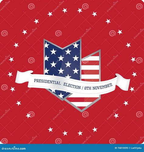 Election day stock illustration. Illustration of design - 76810595