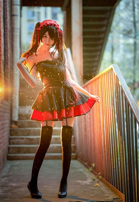 HD wallpaper: cosplay, Date A Live, Tokisaki Kurumi, Asian, women | Wallpaper Flare