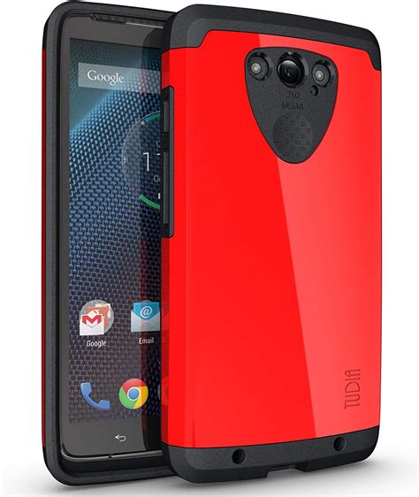 Motorola DROID Turbo (Verizon) Case, TUDIA Slim-Fit CYGEN Lightweight Dual Layer Protective Case ...