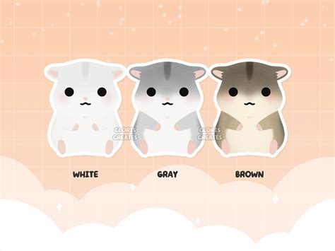 Cute Winter White Dwarf Hamster